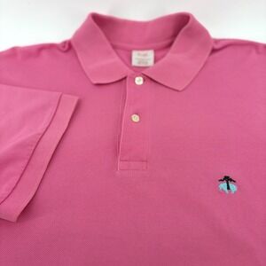 Brooks Brothers Pink Performance Polo Shirt Est 1818 Original Fit‎ Men's L
